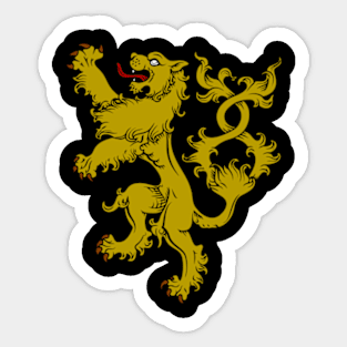 Lion heraldry - Netherland Coat Of Arms Sticker